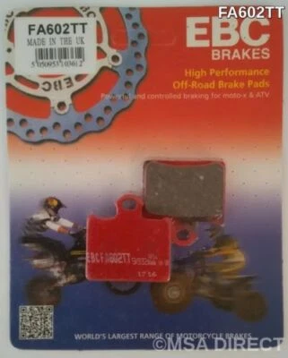 Pastillas de freno de disco traseras de carbono EBC para KTM FREERIDE 250 (2014 a 2019) Foto 1 de 2