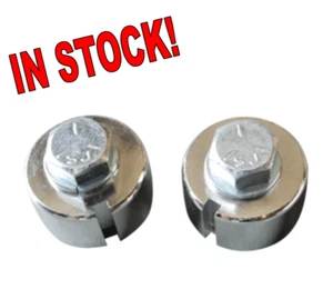 1954-1987 Chevy C10 K10 GMC Truck Stepside Tailgate Hinge Trunnions w/ Hardware - Picture 1 of 6