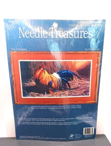 Kit punto croce Needle Treasures The Cockel #00667 gallo vintage 20"x10" - Foto 1 di 6