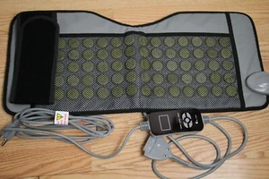 Dr Clark Far Infrared Heating Pad Shoulders Neck Knees ISO Wrap Jade Stone Matt - Picture 1 of 6