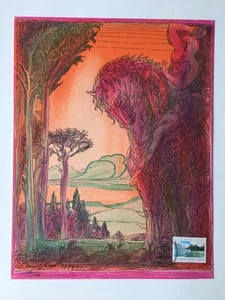 Ernst Fuchs Signed Art Print, "World Heritage" - Picture 1 of 5