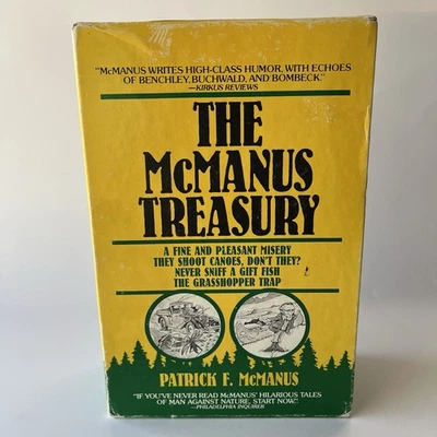 The McManus Treasury Boxed Set Of 4 By Patrick McManus Humor Outdoor Stories - Image 1 of 4