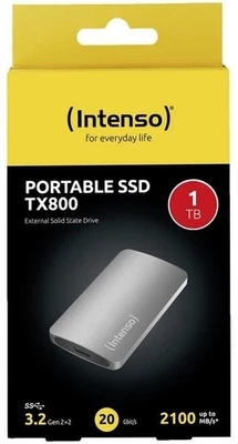 Intenso Externe SSD TX800 1 TB (3828460, USB-C, 2100 MB/s) | Neu & OVP (G7) - Bild 1 von 4