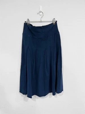 HARD TAIL FOREVER Blue Fold Over PANEL FLARE SKIRT GIRLS Size 14 Camp A-line - Image 1 of 4