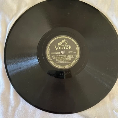 Victor 27531- 78 RPM Duke Ellington-I GOT IT BAD/ CHOCOLATE SHAKE- Jazz VG+ - Image 1 of 4