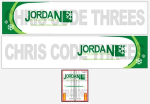 Code 3 Adhesive Vinyl Trailer Decal - Jordan Int. -  1/50 1/76 1/148 1/87 1/64 - Picture 1 of 1