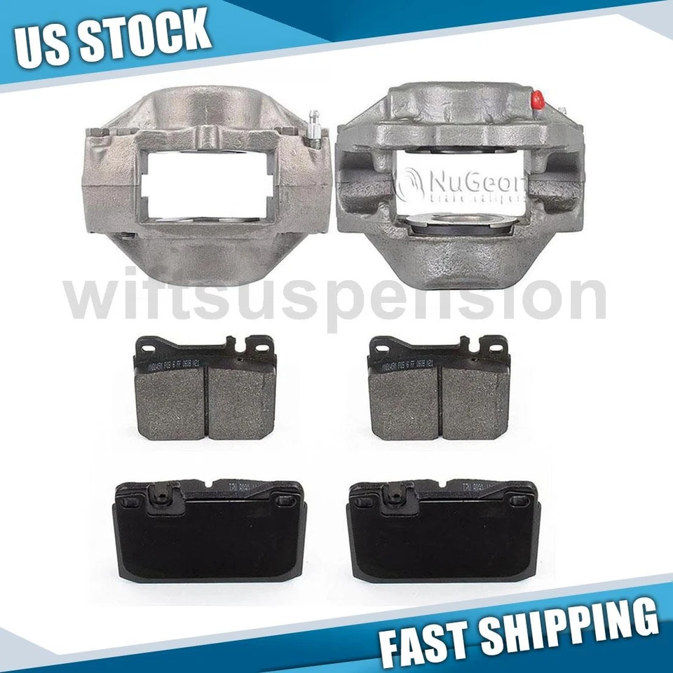 Front Brake Calipers & Brake Pads for Mercedes-Benz 240D Mercedes-Benz 280CE - Image 1 of 4