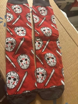 Friday The 13th Jason Voorhees Socks - Image 1 of 2