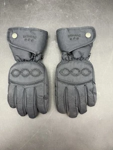 VINTAGE Saranac Ski Gloves Black Womens  Small Snowboard Skiing - Picture 1 of 4