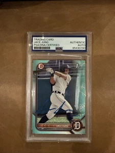 Jace Jung 2022 Bowman Draft 1st On Card Auto /199 - Picture 1 of 2