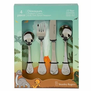 NEW Stanley Rogers Dinosaurs Children's Cutlery Set 4pce - Picture 1 of 3