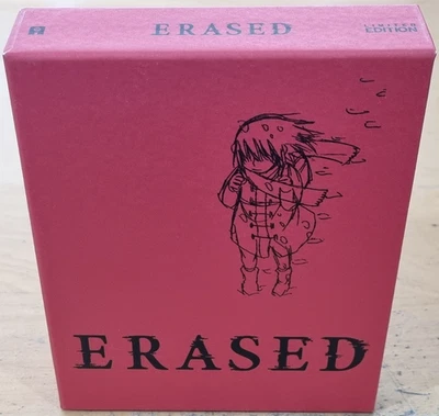 Erased Complete Series Parts 1 & 2 Limited Edition Blu-Ray Box Set In VGC Anime - Image 1 of 4