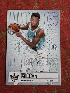 2023-24 Panini Court Kings Brandon Miller Works in Progress #3 Rookie RC Hornets - Picture 1 of 2