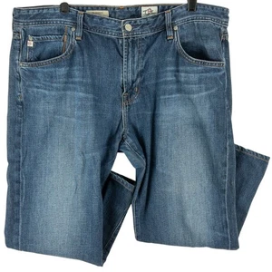 Pantalones de mezclilla para hombre 38x25 hechos en EE. UU. AG Adriano Goldschmied The Graduate pierna a medida - Imagen 1 de 13