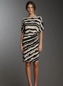calvin klein kleid Rich Brown Animal Print Golden Hardware - Bild 1 von 4