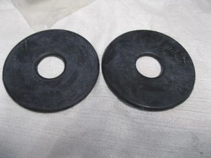 Rubber Bit Guards 3-1/2" Diameter Black Soft Rubber Perri's - Picture 1 of 3