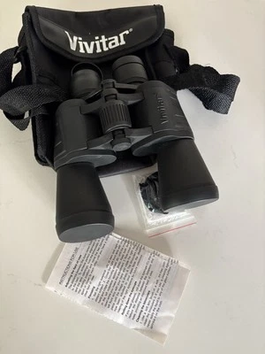 Vivitar Binoculars 7 x 50 Magnification  UV Coated Optics w/ Case Instructions - Image 1 of 4