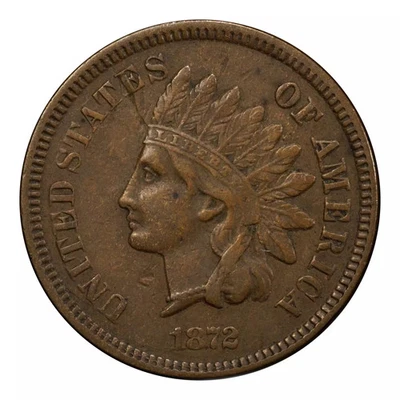 1872 Indian Head Cent PCGS VF-35 BN - Image 1 of 4