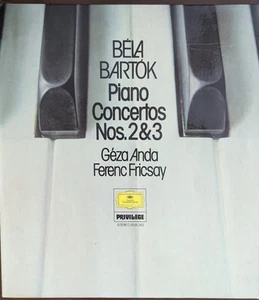 Bartok Piano Concertos 2 &3/Anda/ Fricsay/ Berlin Radio Symphony/ NM - Foto 1 di 5
