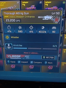 Borderlands 4✨ PISTOLA ATLING EQUIPO LEGENDARIO ARTILLERÍA, ARTÍCULOS, ARMAS ✅PC-PS-XBOX✨ - Imagen 1 de 1