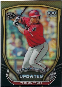 2015 Bowman Chrome Scouts Update #BSU-YT Yasmany Tomas Arizona Diamondbacks - Picture 1 of 2