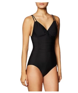 NEW Calvin Klein Standard Shirred One Piece Swimsuit Women's 12 - Picture 1 of 5