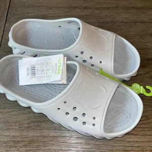 Crocs Echo graue Pantoletten Herren 6, Damen 8 neu mit Etikett " - Bild 1 von 5