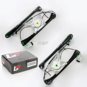 2 x AUDI A4 B5 8D2 8D5 COMPLETE ELECTRONIC WINDOW REGULATOR FRONT LEFT RIGHT - Picture 1 of 10