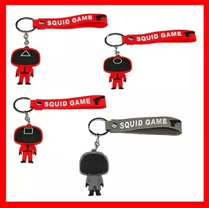SQUID GAME BOSS PORTACHIAVI FILM GADGET GIOCO DEL CALAMARO NETFLIX COSPLAY LOGO - Imagen 1 de 16