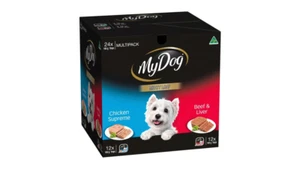 My Dog Meaty Loaf Chicken, Beef & Liver Wet Dog Food 24 x 100g - Picture 1 of 2