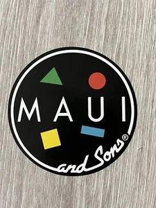 Maui And Son Sticker - Surf Sticker Local Motion T&C Jimmy’z - Picture 1 of 1