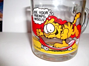 VINTAGE 1978 GARFIELD MCDONALDS GLASBECHER - Bild 1 von 2