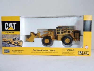 2001 VTG CAT 988G Wheel Loader No. 55076 Norscot 1/64th Scale NEW IN ORIG BOX - Image 1 of 4