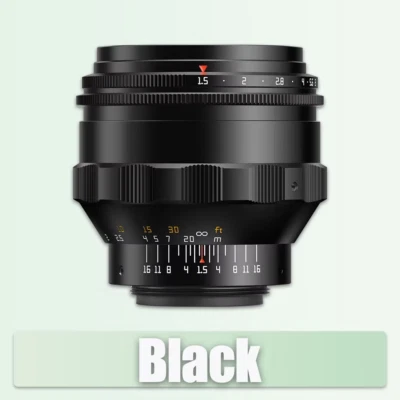 TTArtisan 75mm F1.5 MF Swirly Bokeh Full Frame Large Aperture Lens for M42 Mount - Image 1 of 4