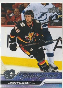 2023-24 Upper Deck Series 1 Young Guns Jakob Pelletier Card # 208