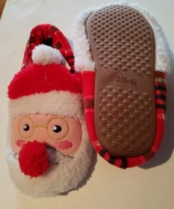 Womens No Name Christmas House Slippers Santa Small 5-6 - Picture 1 of 2