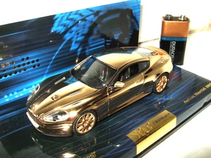 Minichamps 137621 James Bonds Gold Plated Aston Martin DBS in 1:43 Scale. - Picture 1 of 5