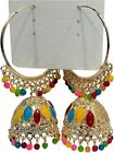 Celebrity Inspired Indian multicolored  Earrings Big Size Light weight Women