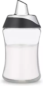 Sugar Dispenser with Pour Spout Lid Sugar Container Shaker Coffee Bar Accessorie - Picture 1 of 12