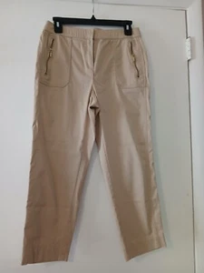 Chicos Damen Hose Beige Größe 0 Mid Rise Straight Baumwollmischung - Bild 1 von 5