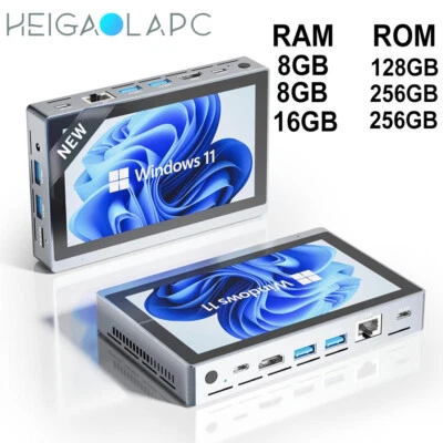 5,5" Mini PC Intel Celeron N5095 Tablets Desktop Windows 11 Pro 8/16GB 128/256GB - Bild 1 von 4