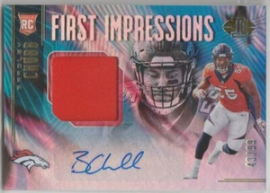Camiseta Bradley Chubb 2018 Panini Illusions primeras impresiones automática radiocontrol/99 Broncos - Imagen 1 de 1