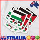 10pcs Tattoo Stickers Easy Application Palestine Flag Sticker for Patriots