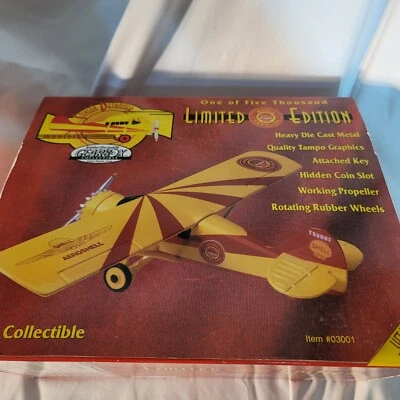 Vintage Gearbox Shell Gasoline Stinson Detroiter Airplane in Original Box LTD   - Image 1 of 4