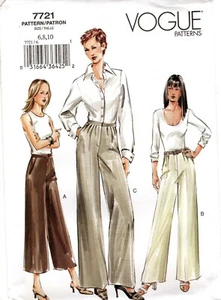 Pantalones Vogue patrón de costura 7721 - Imagen 1 de 2