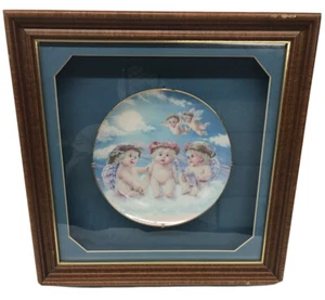 Dreamsicles VtgThe Flying Lesson Hamilton Collection Plate 1994 Kristen  Framed - Picture 1 of 11
