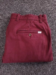 Levi Chino Herrenjeans W38 L27 Burgunder Denim Schrägstrich Taschen - Bild 1 von 10