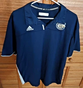 Adidas Colts Uomo XL Polo Golf Camicia Blu Ricamata - Foto 1 di 5