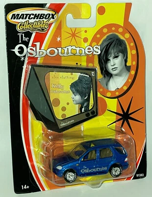 2002 Matchbox Collectables The Osbournes Kelly Osbourne Blue Mercedes SUV NEW  - Image 1 of 4