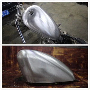 9L Petrol Gas Fuel Tank For YAMAHA Virago XV400 XV535 Fuel Tank with Gas Cap AA - Picture 1 of 7